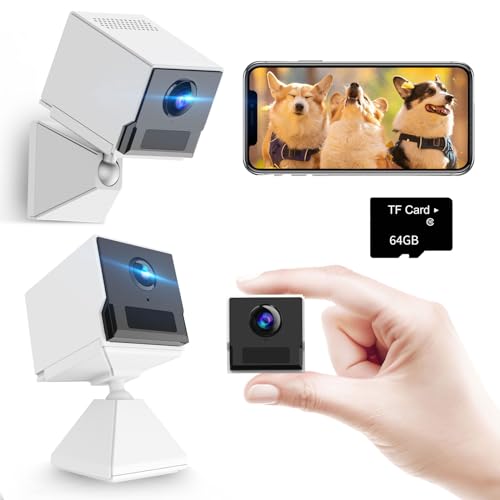2台で！　高画質 防犯カメラ 動体検知 監視 日本語説明(注) 32gb SD付 Amazon.co.jp: 【64G micro SDカード付属・次世代4K 長時間録画の小型